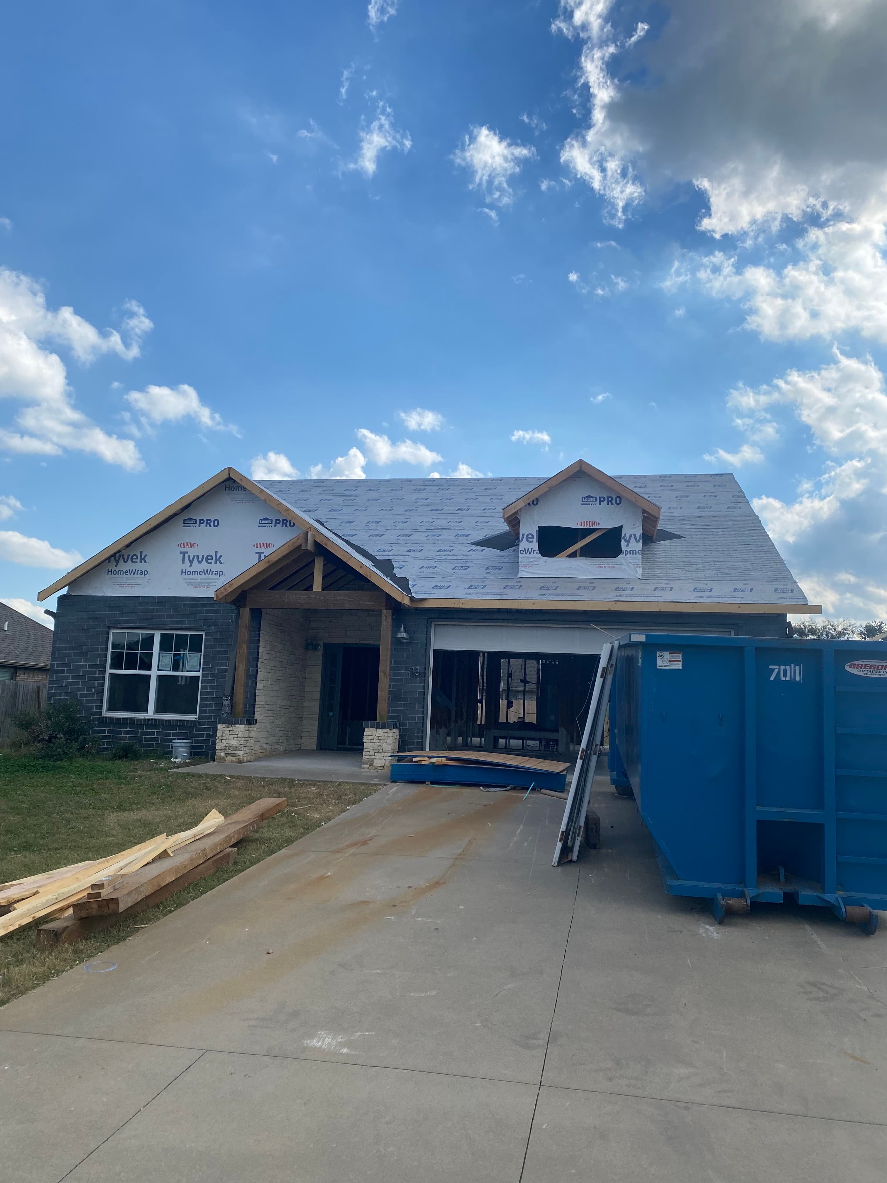 New construction electrical project detail