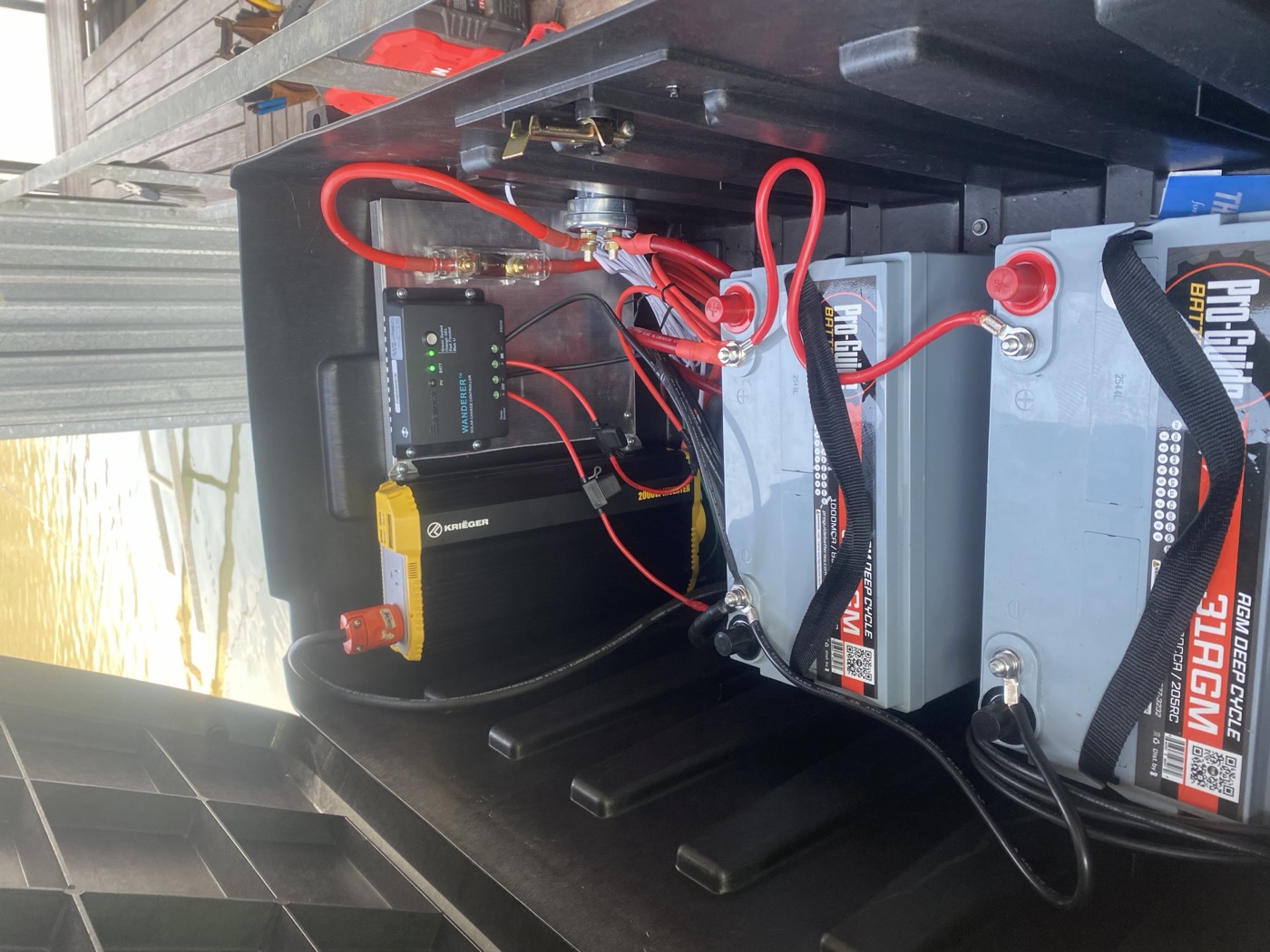 Outdoor residential electrical work